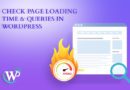 Check Page Loading Time & Queries in WordPress