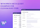 WordPress Meta Query Examples for Custom Post Type